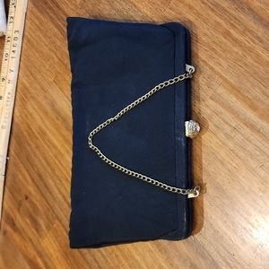 Vintage Black Clutch Handbag